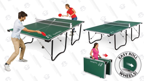 EastPoint Sports Easy Setup Fold ‘N Store Table Tennis Table – 15mm Top | $90 | Walmart